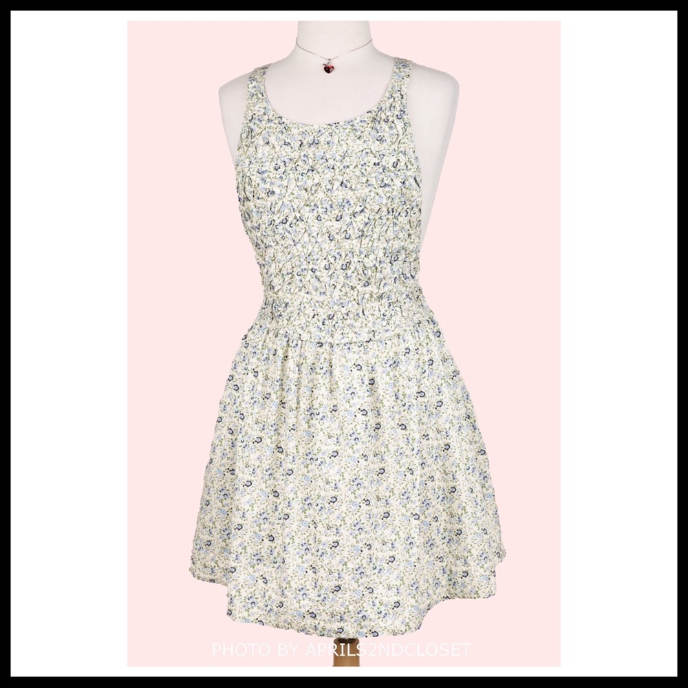 FREE PEOPLE BOHO FLOWY MINI DRESS BOHEMIAN PRINT POCKETS A3C - Picture 13 of 16